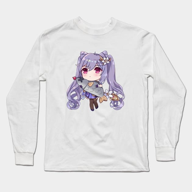 Keqing Long Sleeve T-Shirt by Beastlykitty